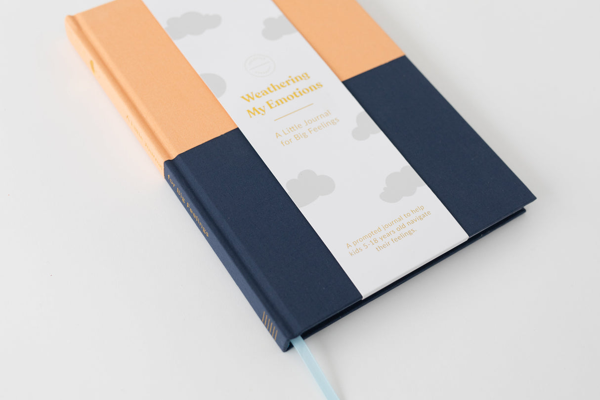 My Big Feelings Journal: Discovering & Mastering Emotions (Tangerine-Navy) - Sumiye Co