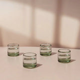 Ana Clear Glass - Set of 4 | Artisan Made - Sumiye Co