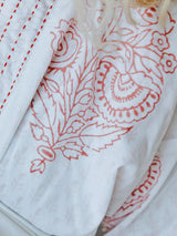 Block-Printed Robe - Pink City-3