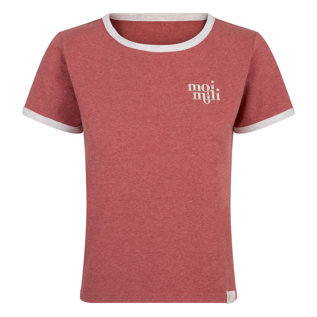 Ringer Tee "Maroon" by Moi Mili - Sumiye Co