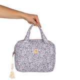 Toiletry & Makeup Bag Set "Purple Meadow" - Sumiye Co