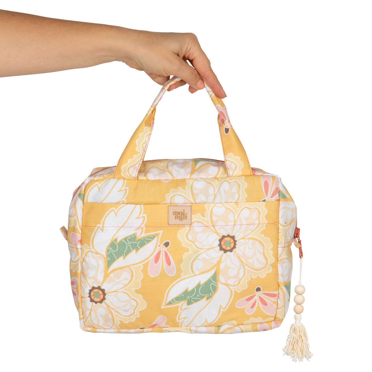 Toiletry & Makeup Bag Set "Yellow Meadow" - Sumiye Co