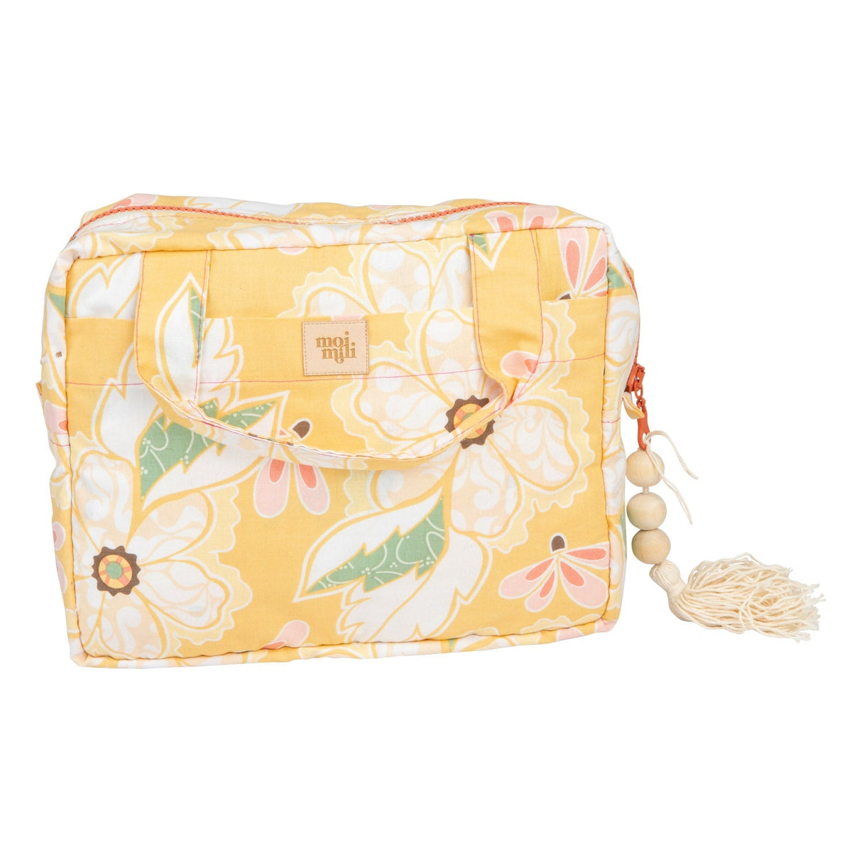 Toiletry & Makeup Bag Set "Yellow Meadow" - Sumiye Co