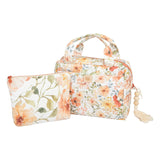 Toiletry & Makeup Bag Set "Flower Power" - Sumiye Co