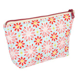 Toiletry & Makeup Bag Set "Red Flowers" - Sumiye Co