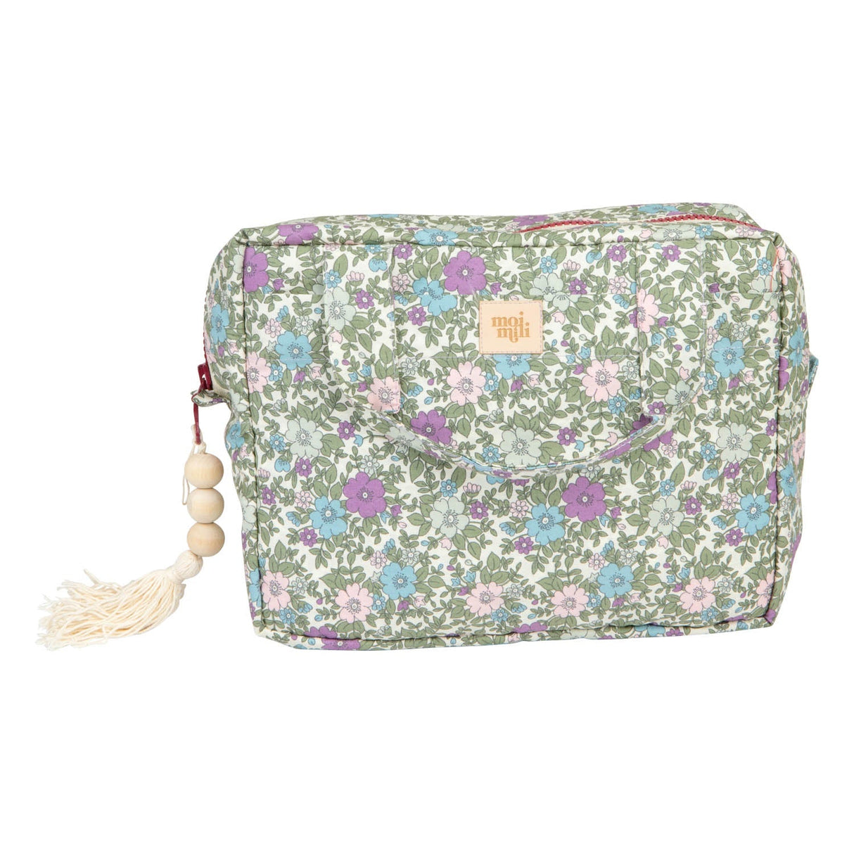 Toiletry & Makeup Bag Set "Pastel Meadow" - Sumiye Co