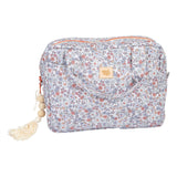 Toiletry & Makeup Bag Set "Purple Meadow" - Sumiye Co