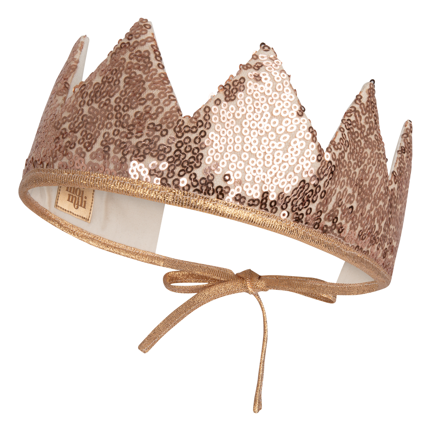 “Rose Gold Sequins” Fairy-tale Crown by Moi Mili