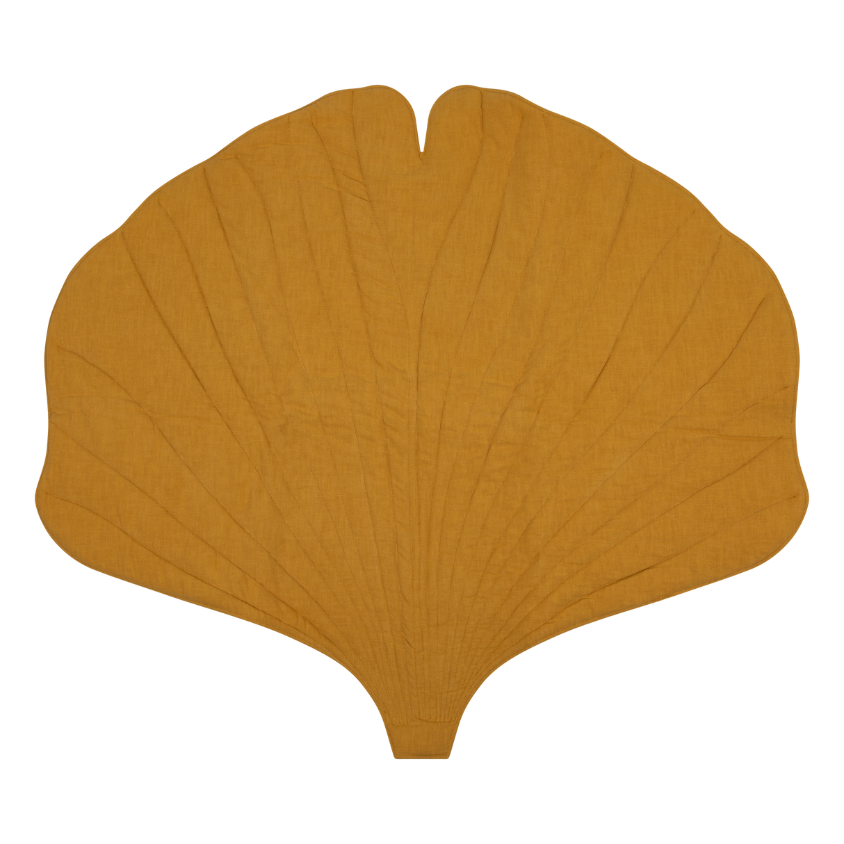 Linen “Mango” Ginkgo Leaf Mat by Moi Mili - Sumiye Co