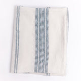 Baby Swaddle Blanket 37" x 37" | Light Blue Hand-Spun Organic Cotton - Sumiye Co