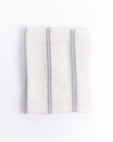 Baby Swaddle Blanket 37" x 37" | Light Blue Hand-Spun Organic Cotton - Sumiye Co