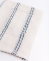 Baby Swaddle Blanket 37" x 37" | Light Blue Hand-Spun Organic Cotton - Sumiye Co