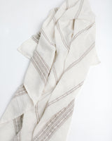 Baby Swaddle Blanket 37" x 37" | Stone Hand-Spun Organic Cotton - Sumiye Co