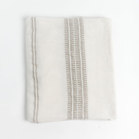 Baby Swaddle Blanket 37" x 37" | Stone Hand-Spun Organic Cotton - Sumiye Co