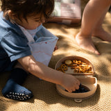 Silifold: Compact Children's Portable Plate - Almond Butter - Sumiye Co