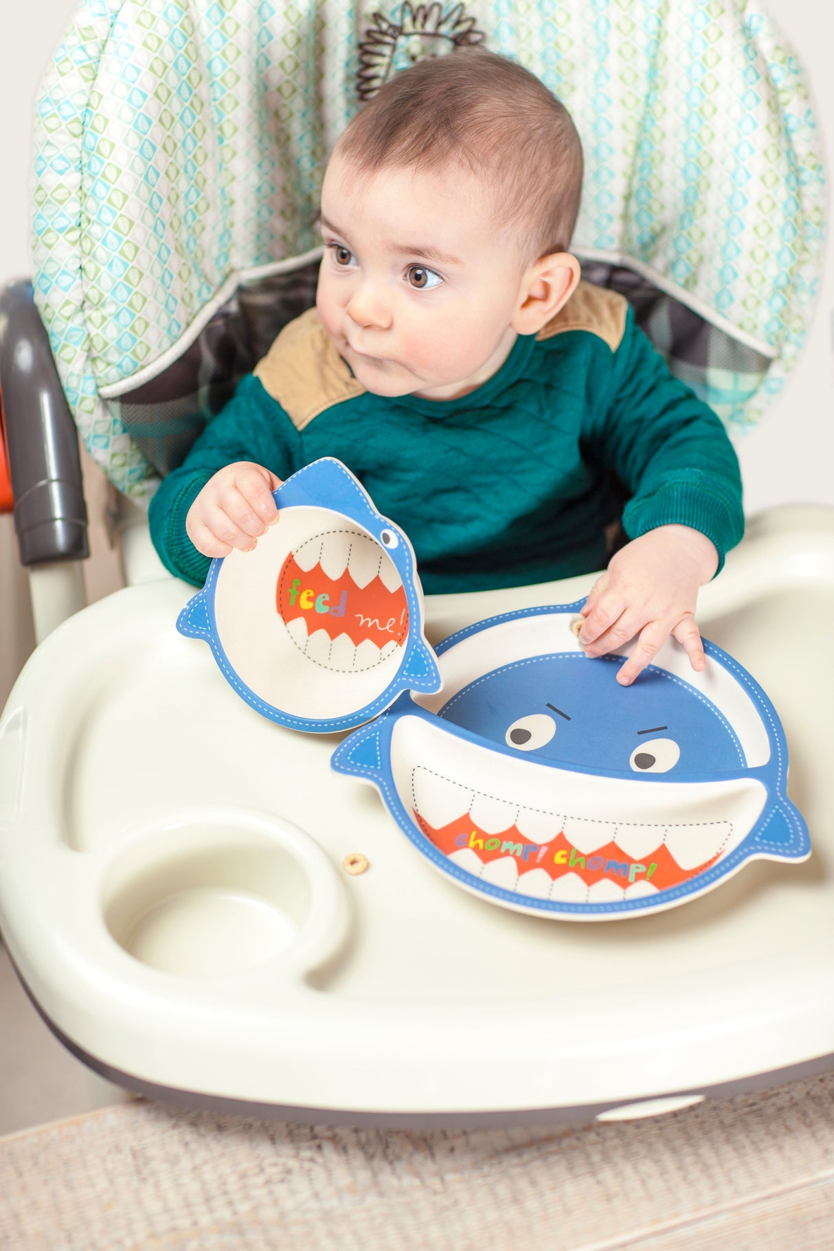 Sammy Shark Shaped Dinner Set - Sumiye Co