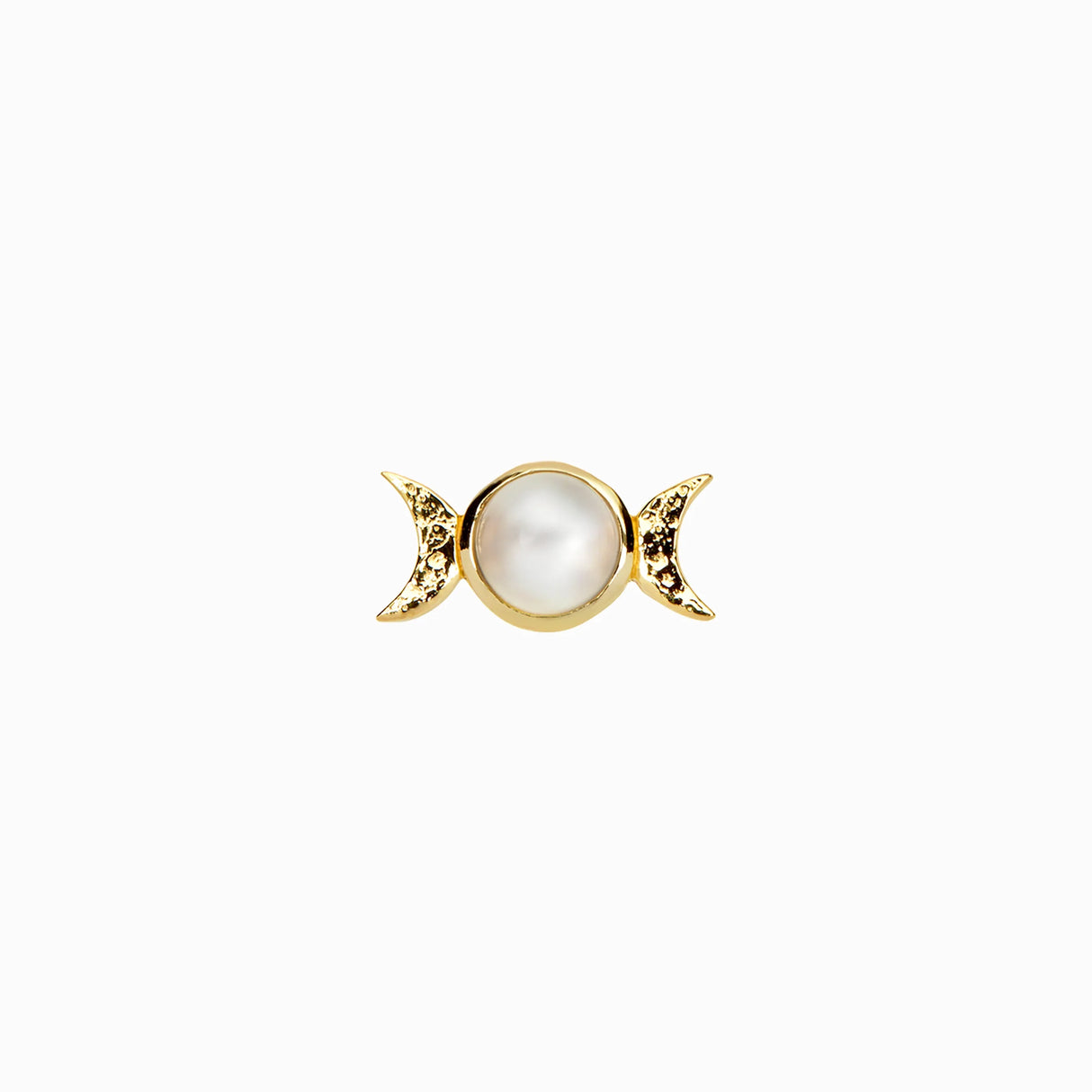 Triple Moon Stud Earring - Sumiye Co