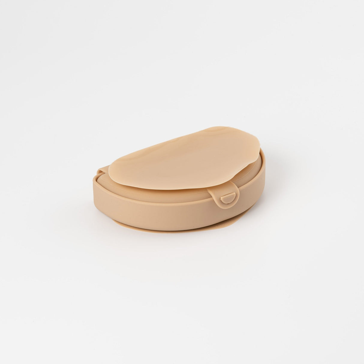 Silifold: Compact Children's Portable Plate - Almond Butter