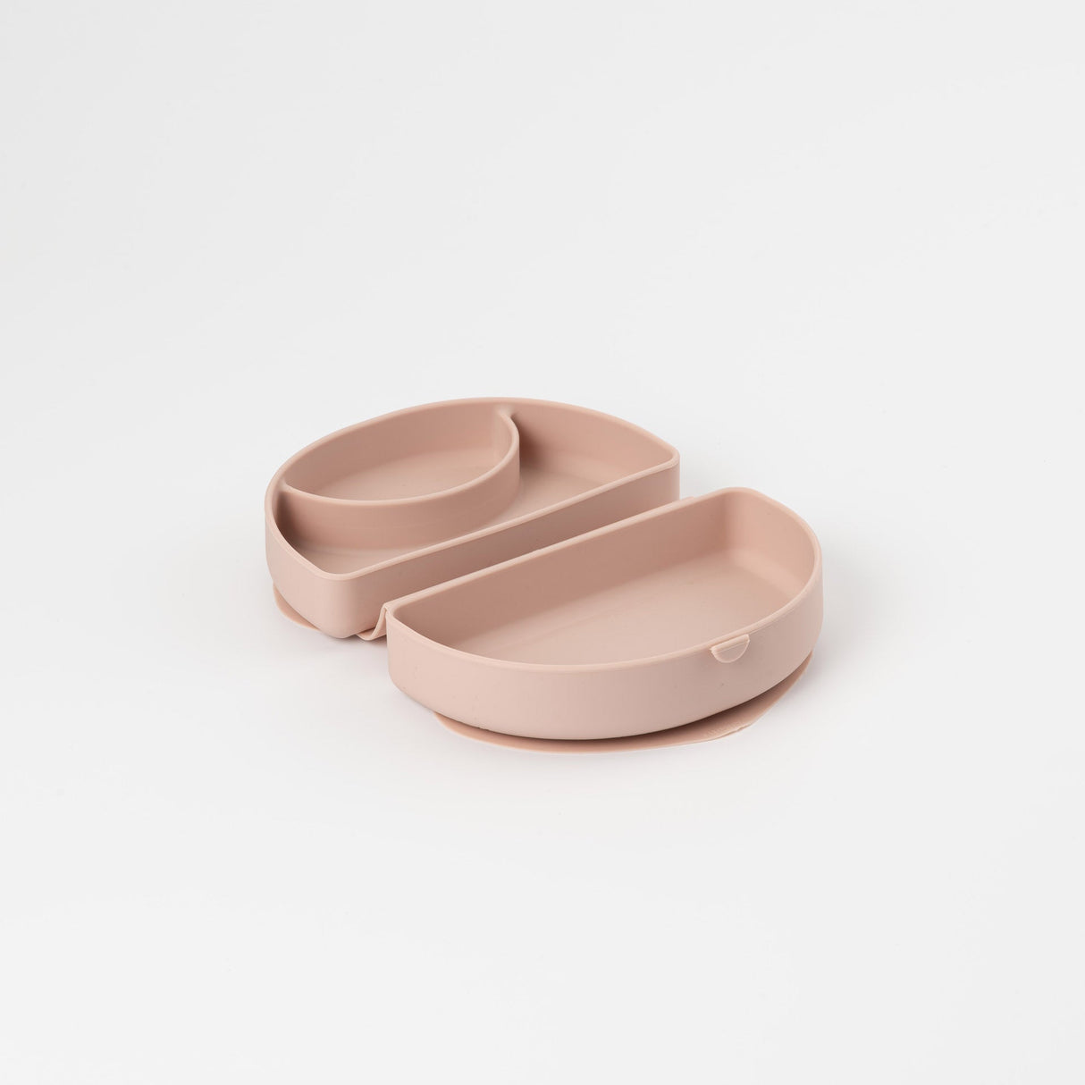 Silifold: Compact Children's Portable Plate - Pink Salt