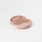 Silifold: Compact Children's Portable Plate - Pink Salt