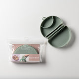 Silifold: Compact Children's Portable Plate - Sage