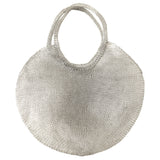 Mesh Wire Tote Bag in Silver - Sumiye Co