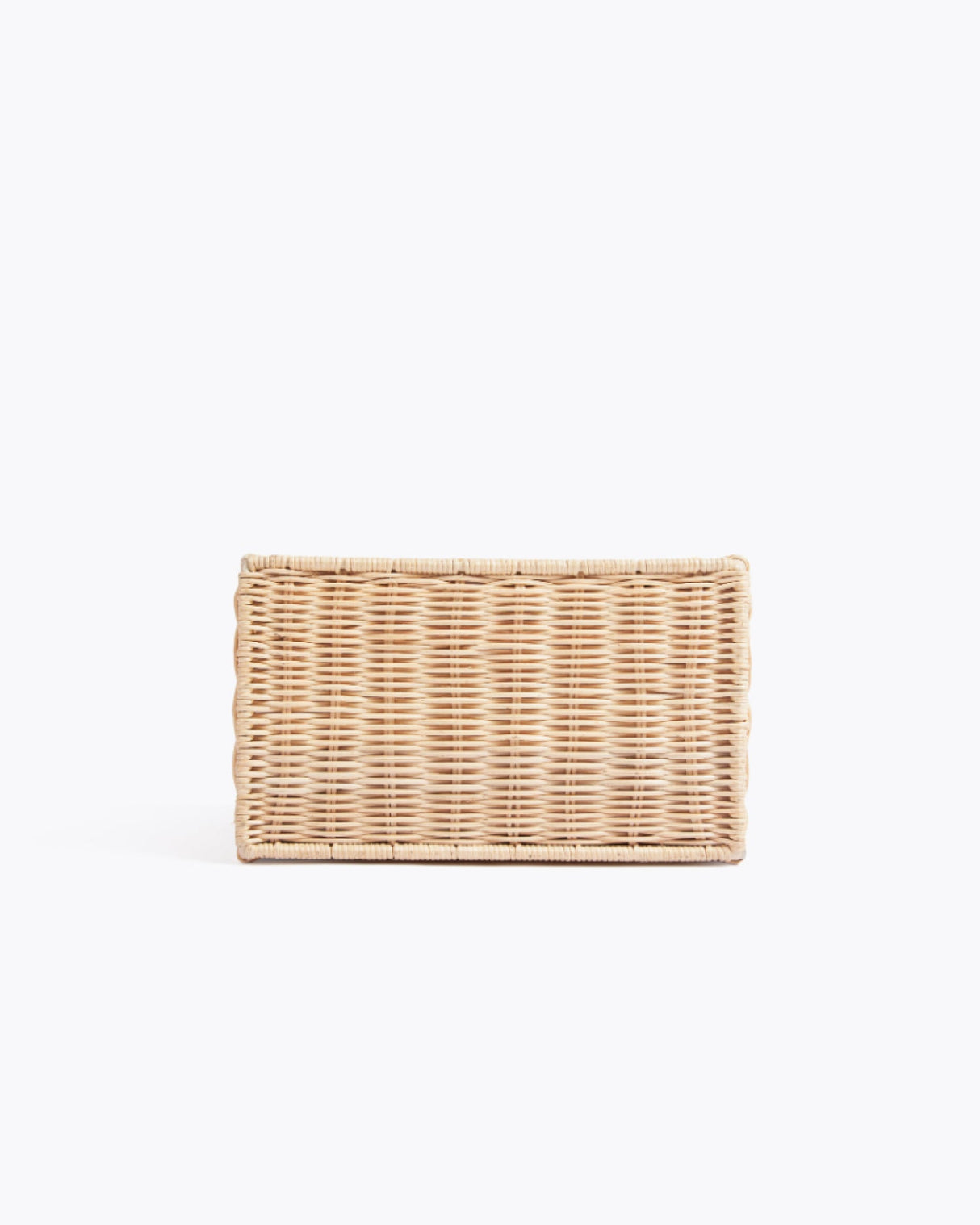 The Wicker Mini - White Wicker | Designer Lunch Bags & Totes