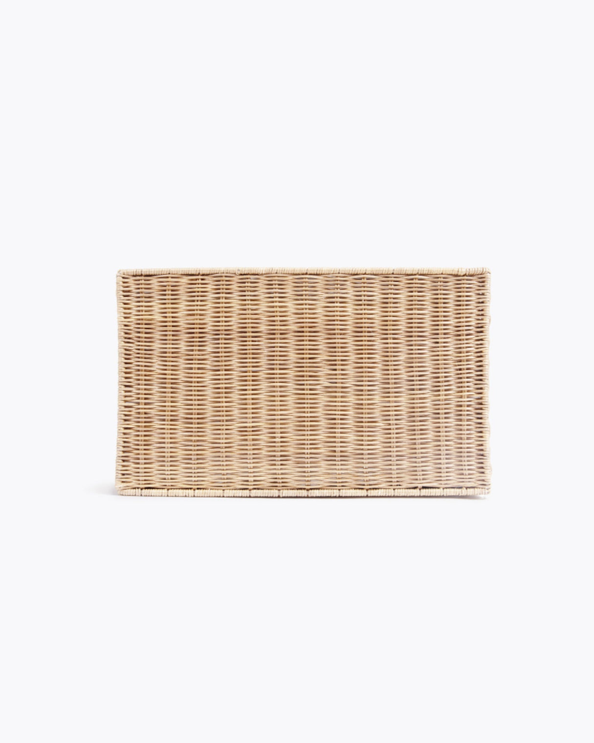 The Large Luncher - White Wicker | Designer Lunch Bags & Totes