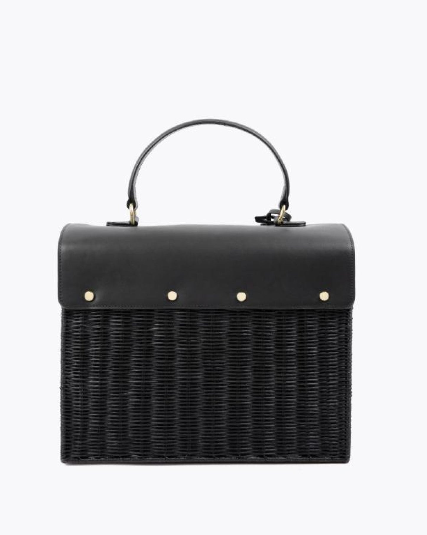 THE LARGE LUNCHER - BLACK WICKER by Modern Picnic