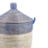 Medium Two-Tone Basket - Navy + White - Sumiye Co