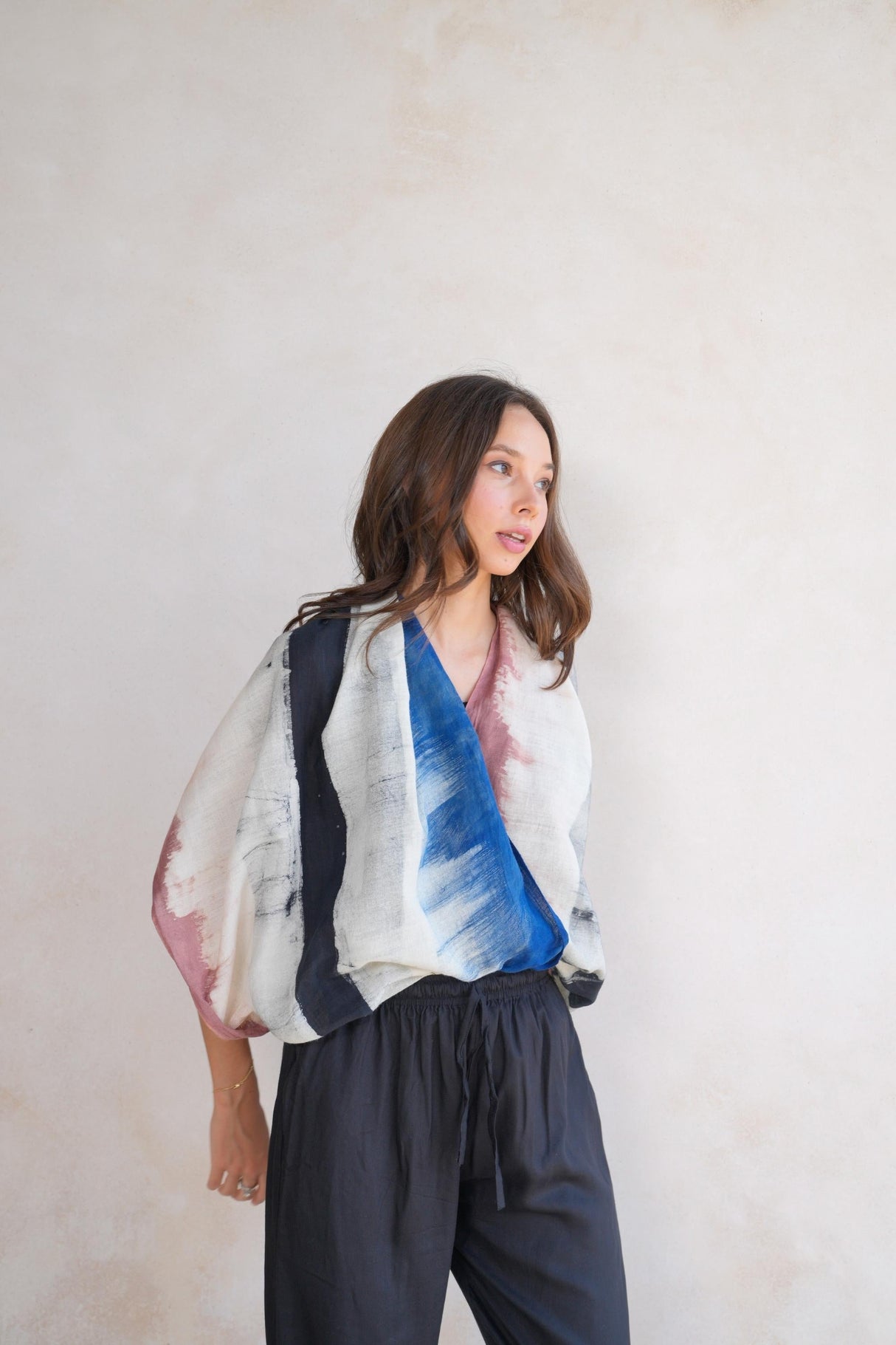 Sasha Hand Dyed Organic Cotton Scarf - Sumiye Co