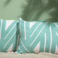 Throw Pillow | Stripe Sky Aqua 14in x 20in - Sumiye Co