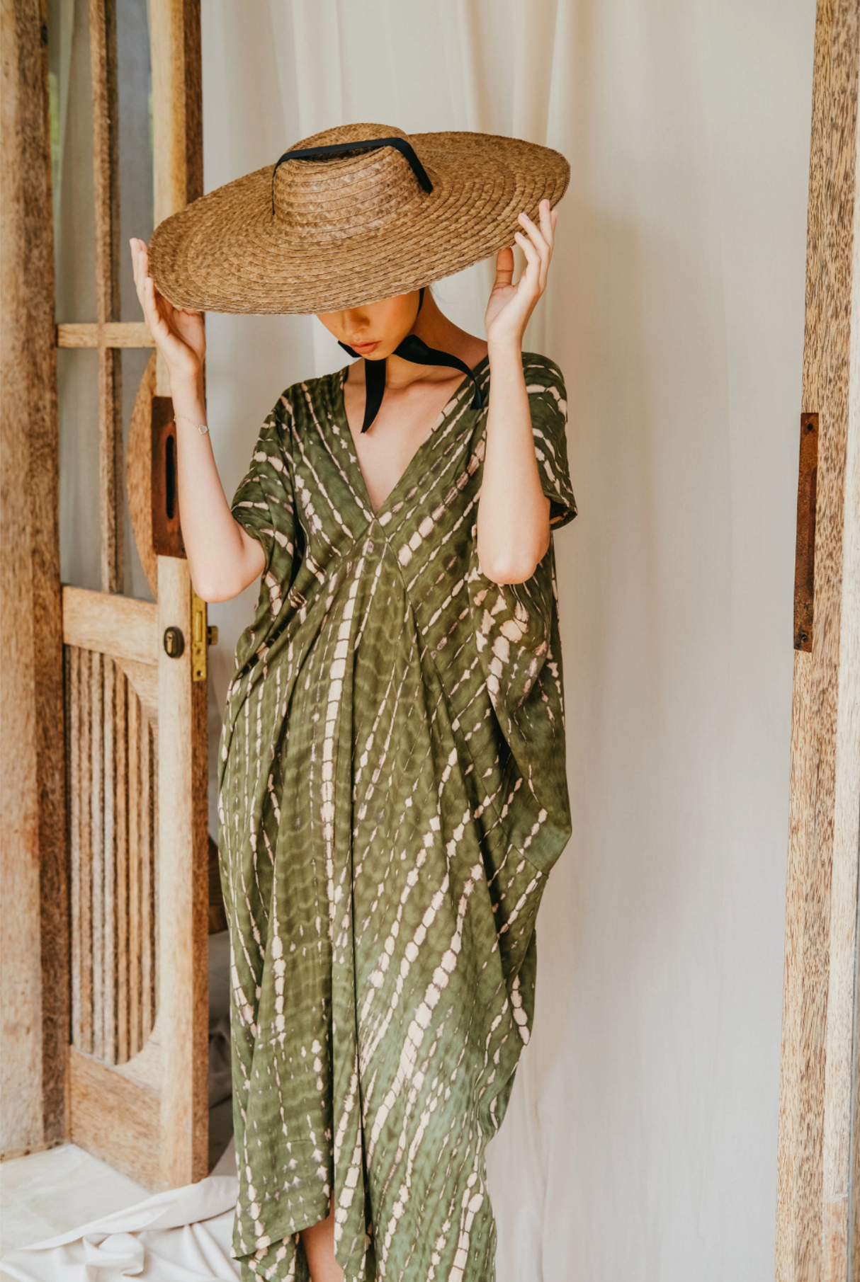 Natural Wide Brim Hat | Handmade in Bali - Sumiye Co