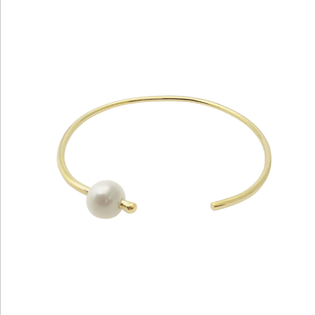 Bangle Bracelet | Freshwater Pearl - Sumiye Co