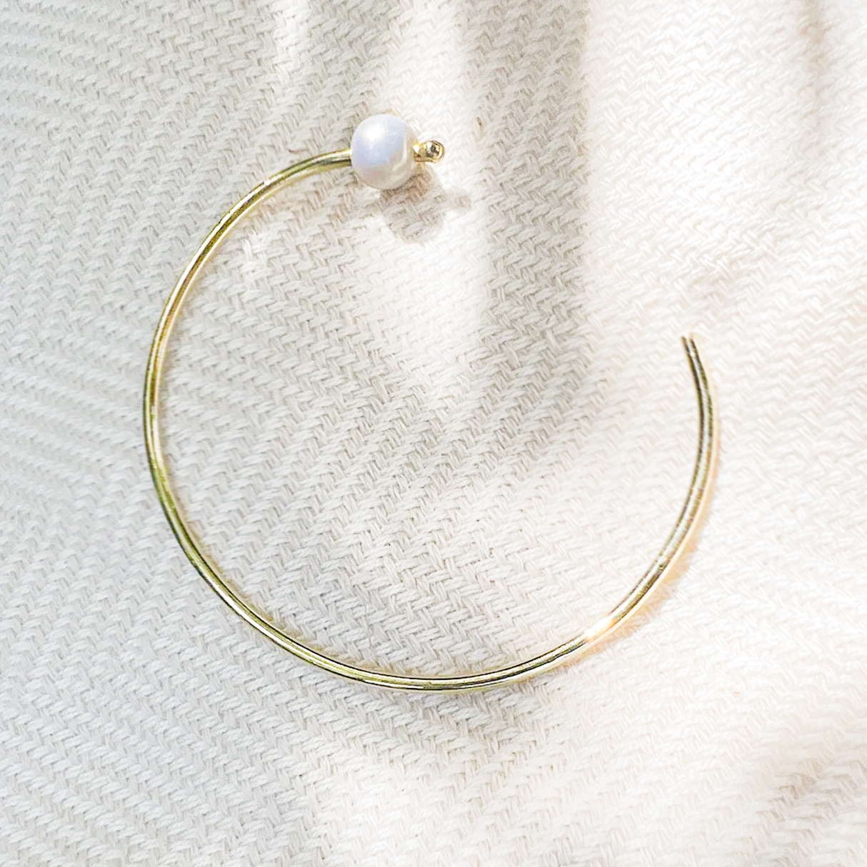 Bangle Bracelet | Freshwater Pearl - Sumiye Co