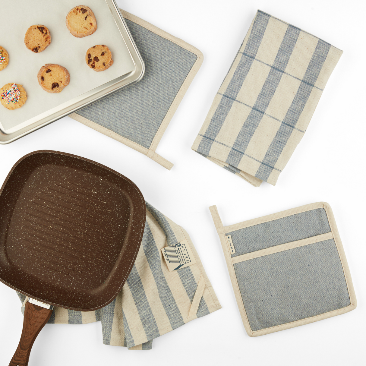 Pot Holder & Dish Towels Set | 4 Pieces - Sumiye Co