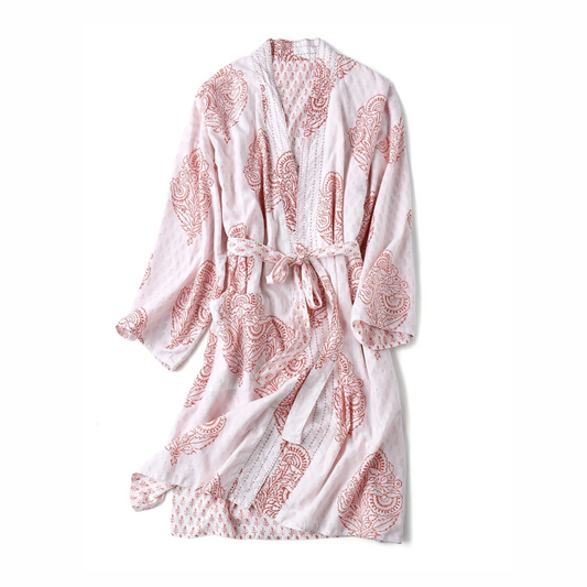 Reversible Robe | Loungewear 'Pink City' - Sumiye Co