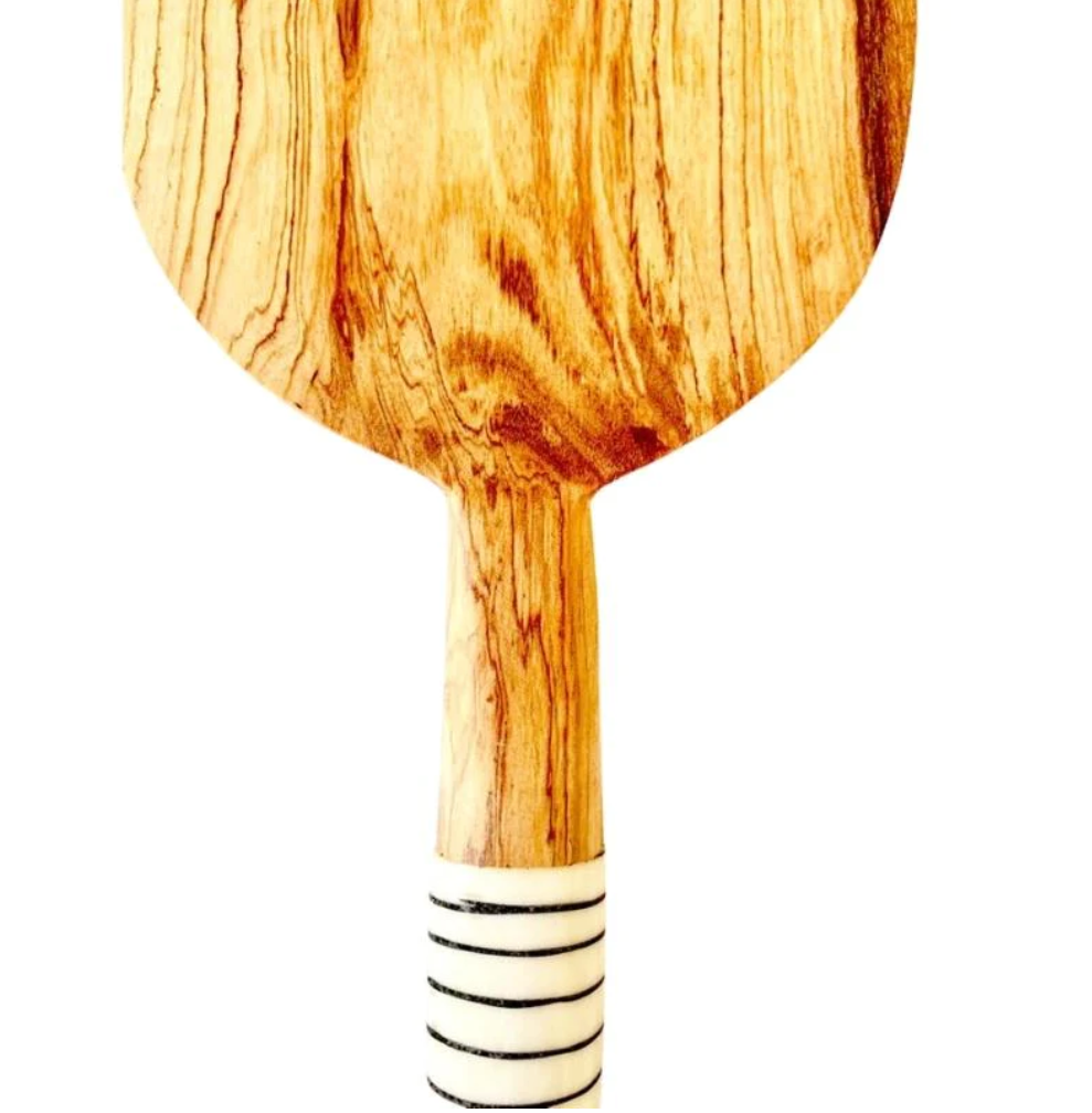 Punda Milia Serving Spoons - Olive Wood | Artisan Made in Kenya - Sumiye Co