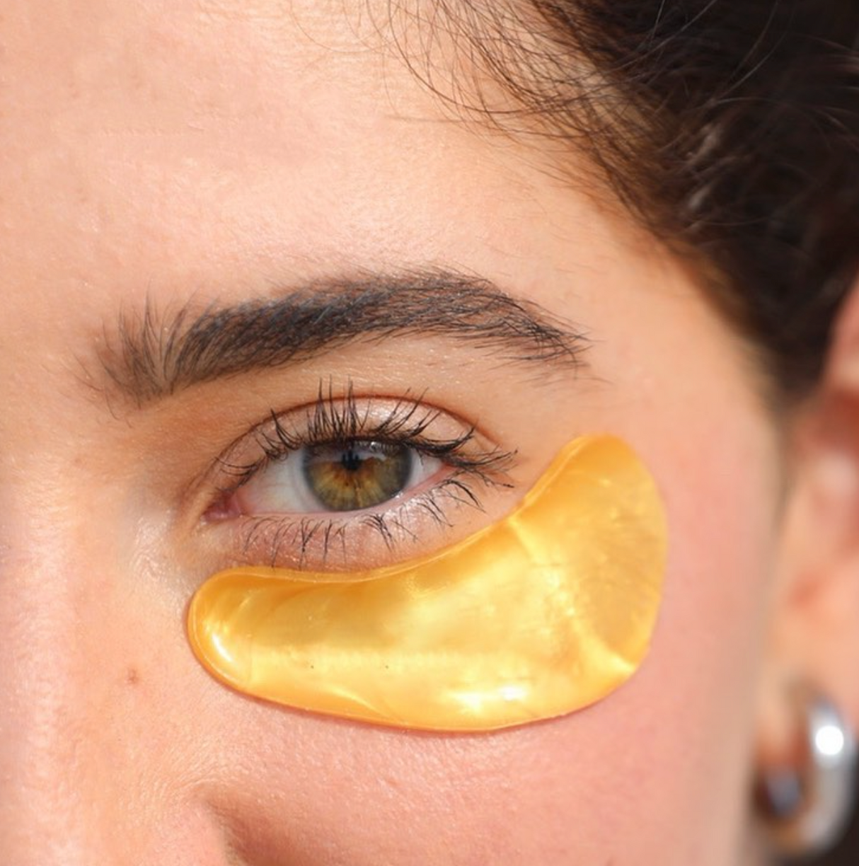 Mascarillas de colágeno para ojos con oro de 24 quilates | Cuidado de la piel 