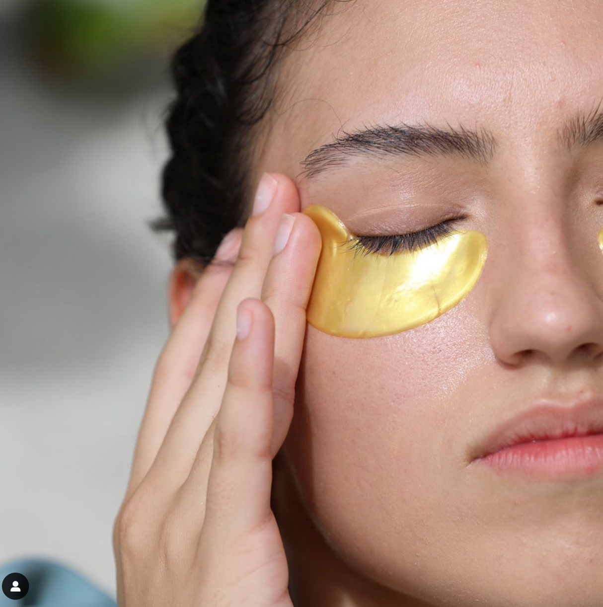 Set de mascarillas de colágeno para ojos con oro de 24 quilates | Cuidado de la piel 