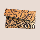 Leopard Print Leather Clutch | Ethically Sourced Hides