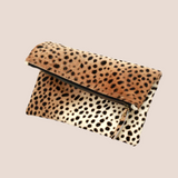 Leopard Print Clutch  | Ethically Sourced Hides