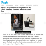 The Tote - Black | Designer Lunch Bags & Totes