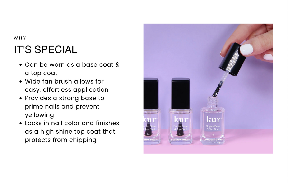 Duplex Base & Top Coat | Nail Care - Sumiye Co