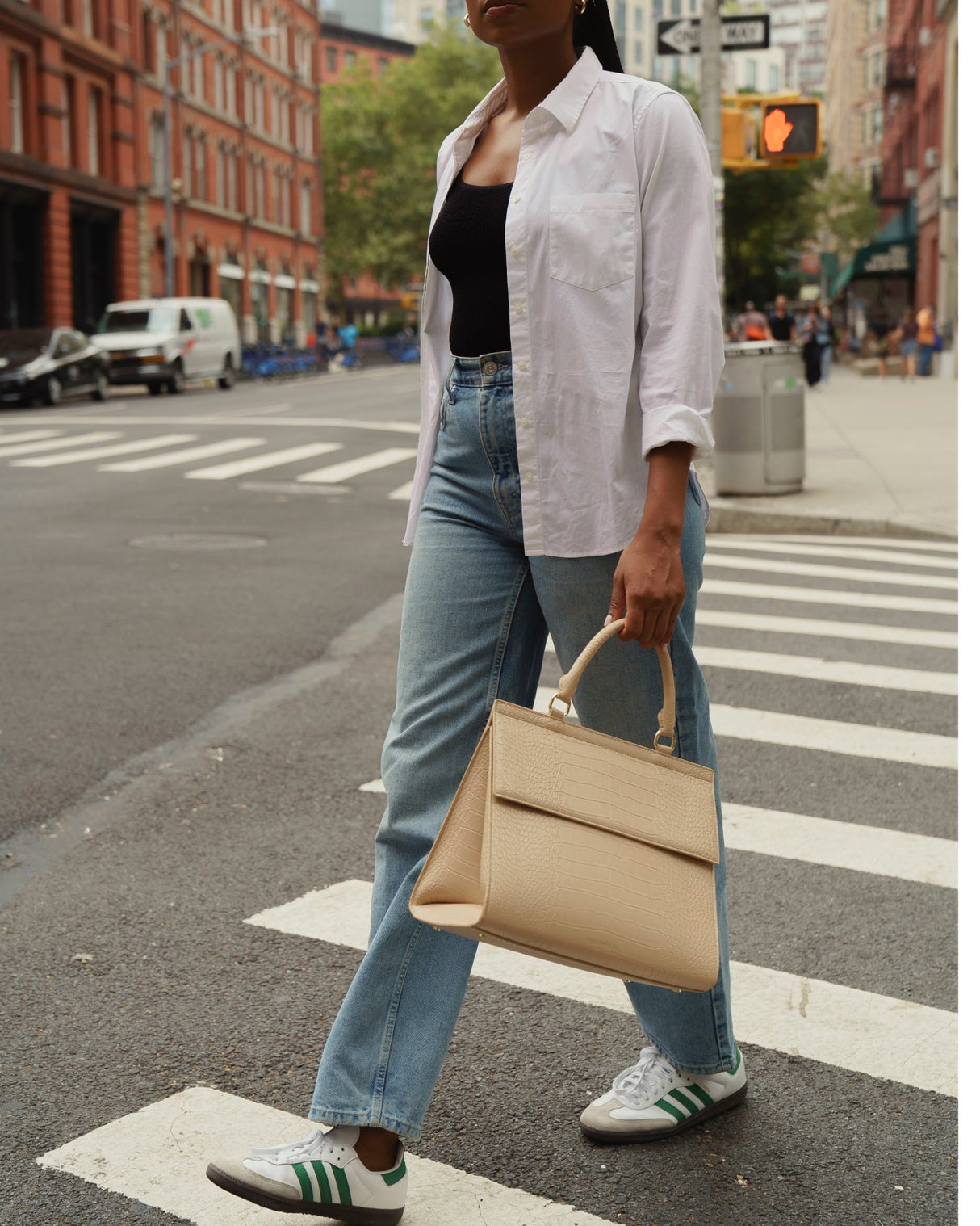 LA fiambrera grande - CREMA DE COCODRILO | Bolsas y bolsos de diseño para el almuerzo