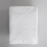 Organic Belgian Waffle Bath Sheet - White