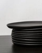 Tunisian Side Plate (Set of 4)  - Matte Black 9.4"