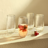 Pebbled Large Glasses Set of 4