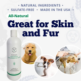 Dr. Theo's Dog Shampoo - Oatmeal, Cucumber & Aloe, 16 oz-2