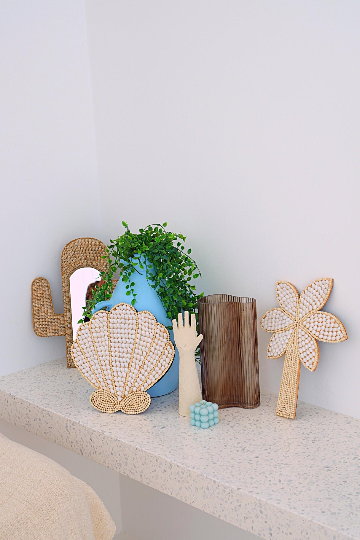 Large Sea Shells Wall Hanging Decor - Cactus - Sumiye Co